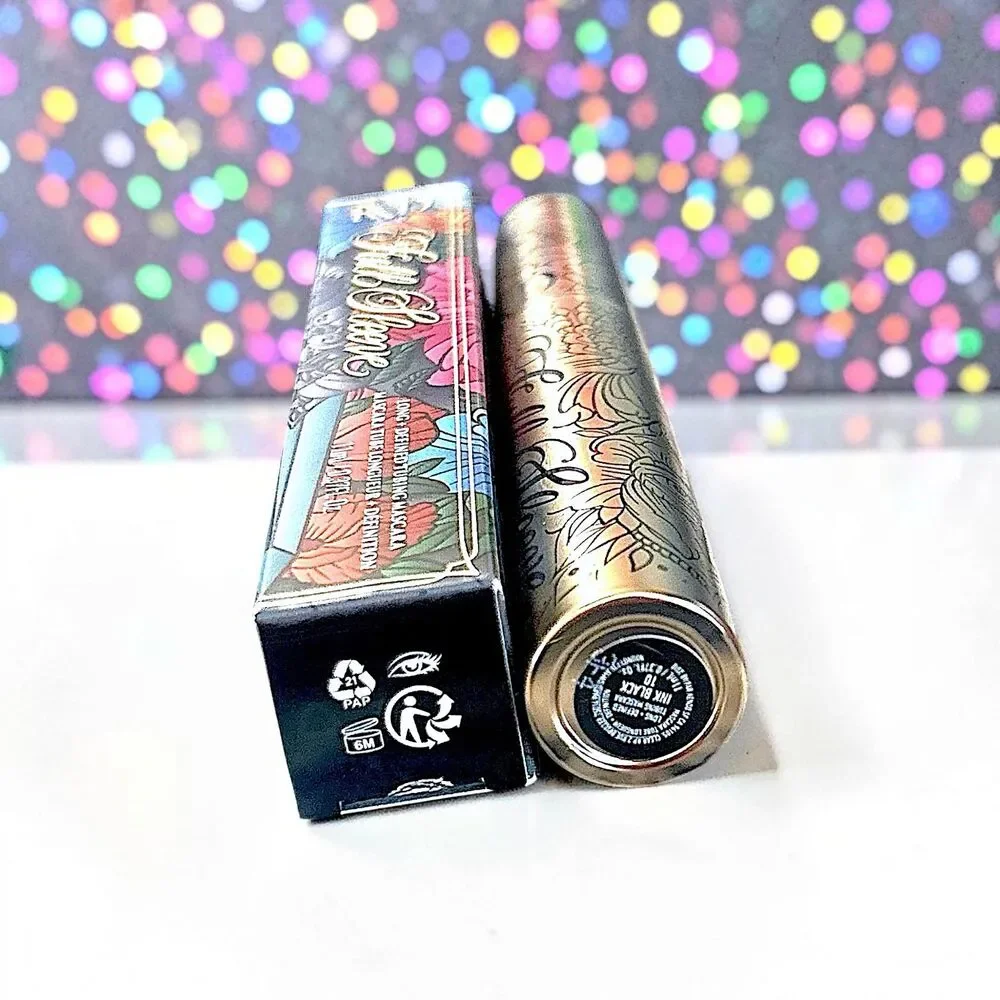 KAT VON D KVD Full Sleeve Long+Defined Tubing Ink Black 10 Mascara NIB 0.37 oz